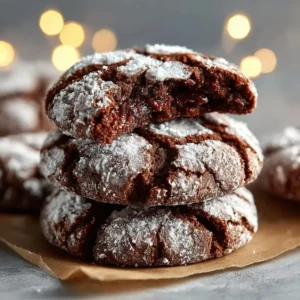 Gingerbread Crinkle Cookies