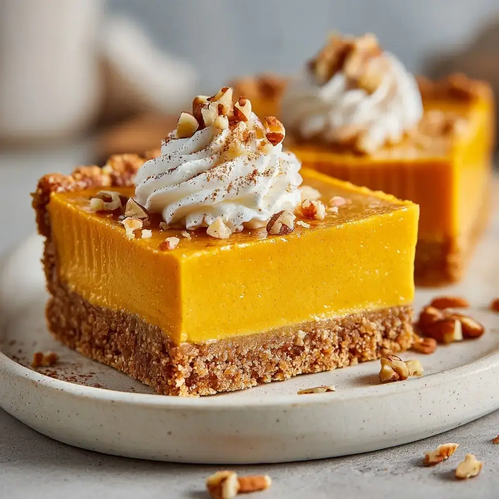 Gluten Free Pumpkin Pie Bars