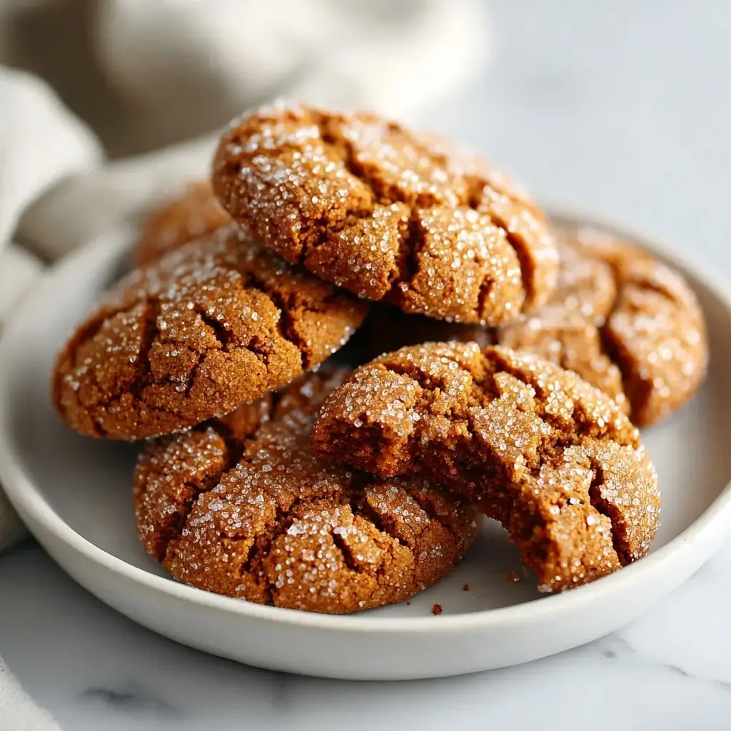 Gluten Free Soft & Chewy Ginger Cookies
