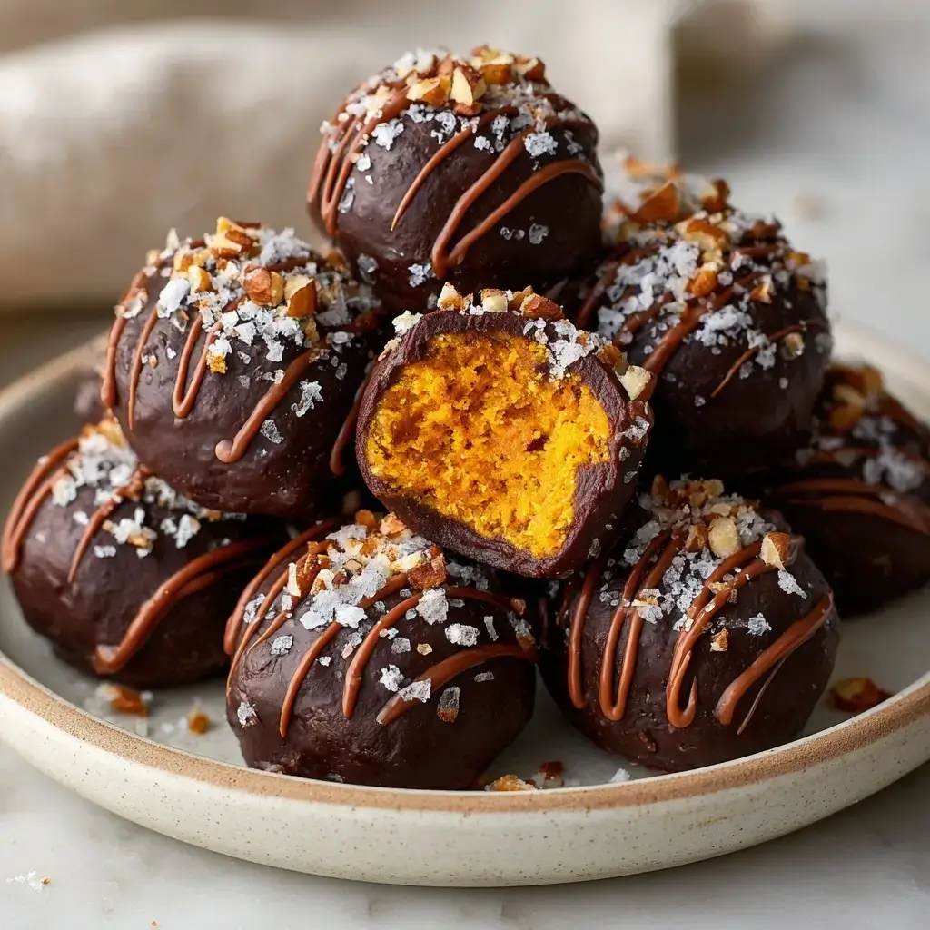 Healthy Pumpkin Truffles