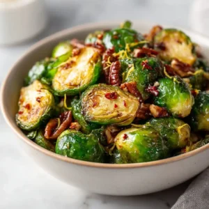 Honey Balsamic Brussels Sprouts