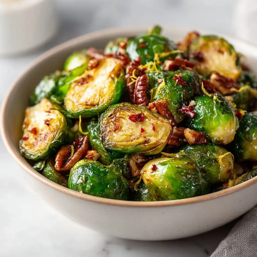 Honey Balsamic Brussels Sprouts