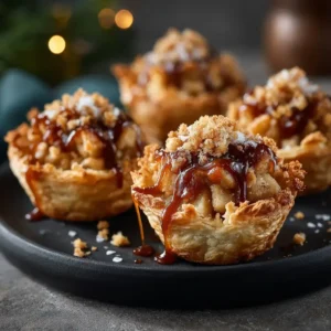 Irresistible Caramel Apple Crisp Bites