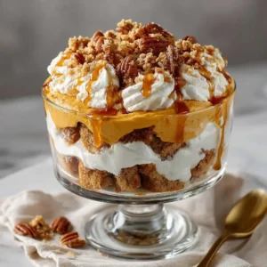 Maple Pecan & Pumpkin Cheesecake Trifle