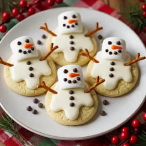 Melted Snowman Cookies