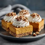 No Bake Keto Pumpkin Cheesecake Bars