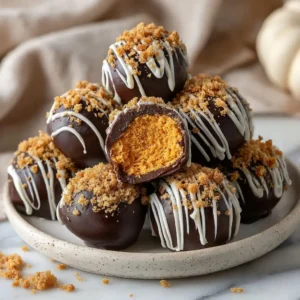 No Bake Pumpkin Cheesecake Balls