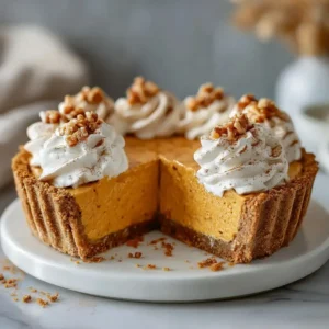 No Bake Pumpkin Pie