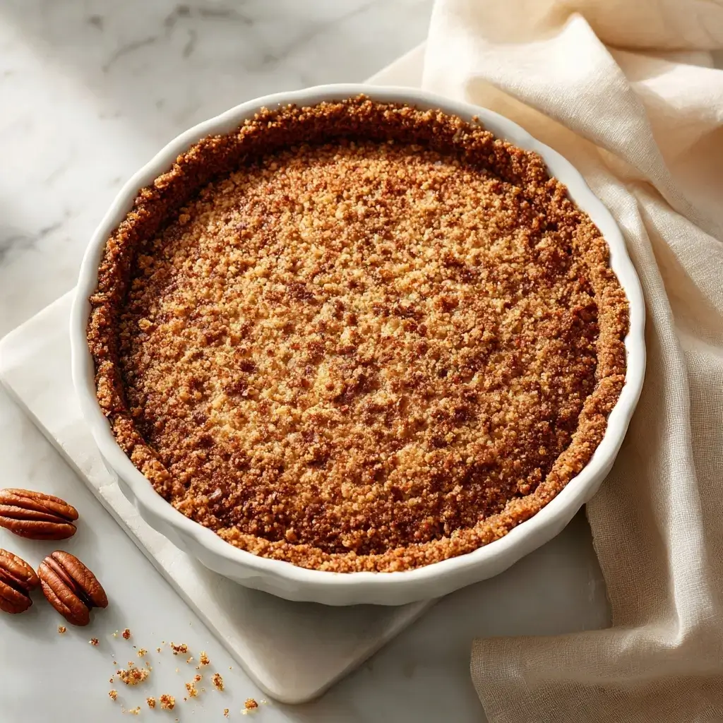 Pecan Gingersnap Cookie Crust