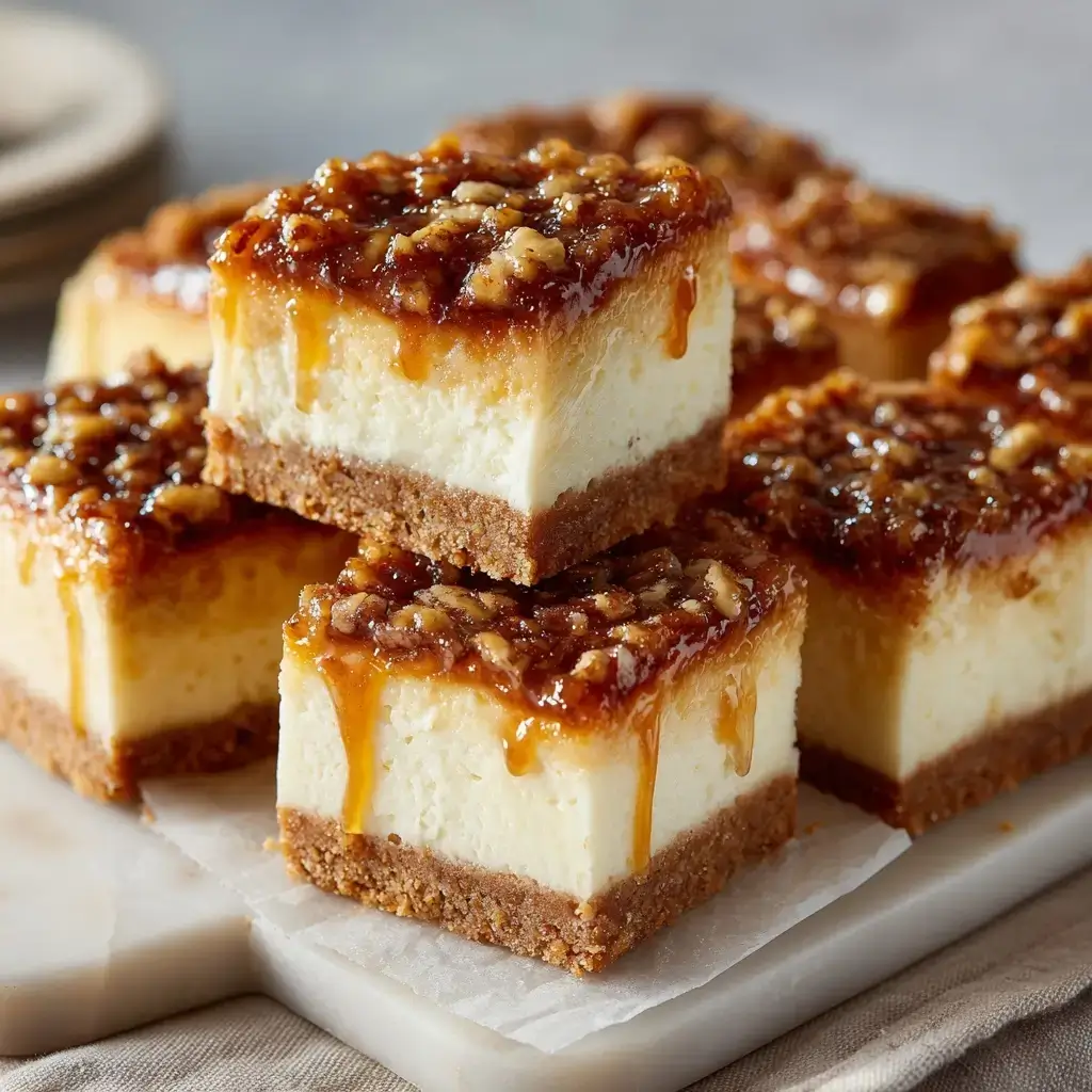 Pecan Pie Cheesecake Bars