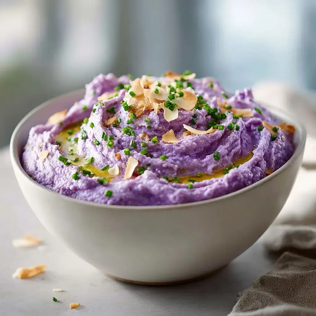 Quick & Easy Mashed Purple Sweet Potatoes