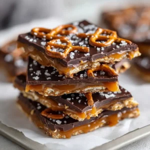 Salted Caramel Pretzel Bark