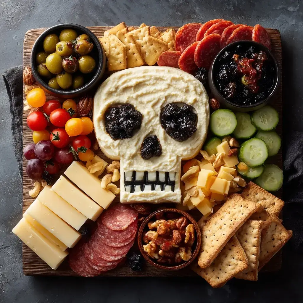 Skull Themed Antipasto Platter