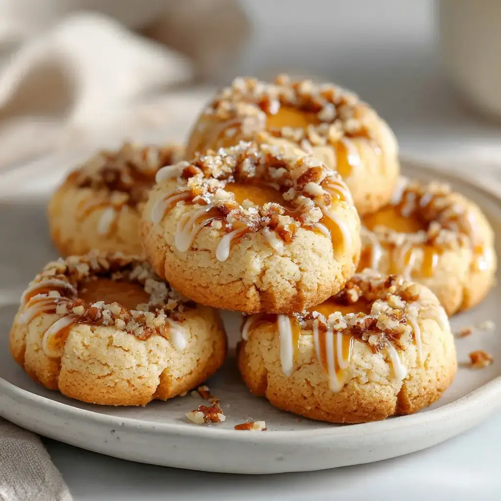 Thanksgiving Cookies With Pumpkin Pie Filling And Fall Shortbread Base