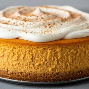 Thanksgiving Pumpkin Cheesecake