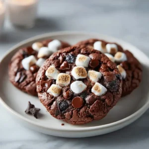 Vegan Hot Chocolate Cookies