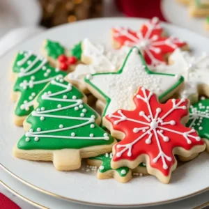 Christmas Royal Icing Cookies