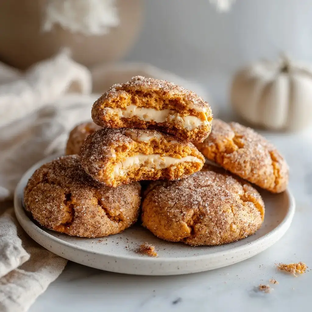 Pumpkin Cheesecake Cookies