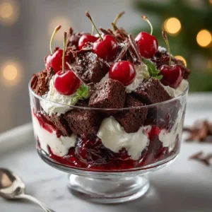 Christmas Black Forest Trifle