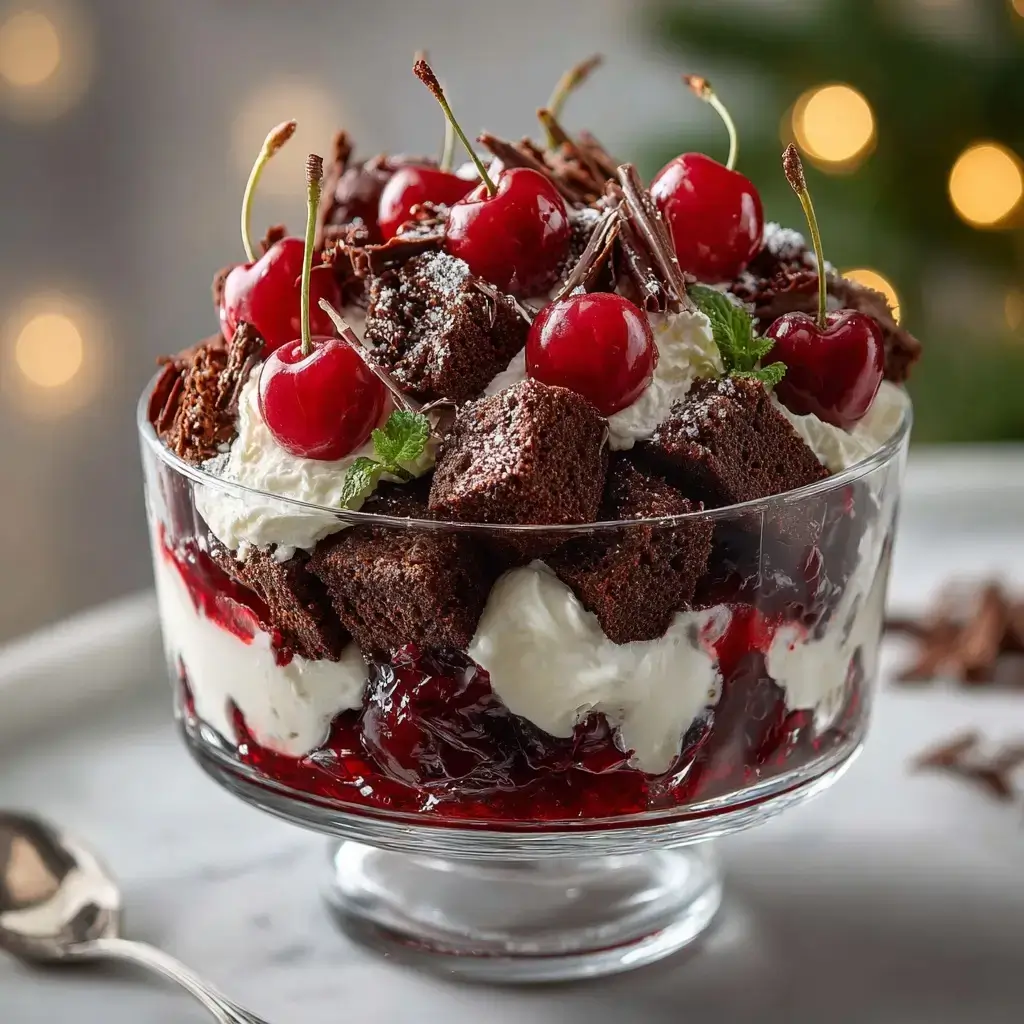 Christmas Black Forest Trifle