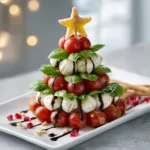 Christmas Tree Caprese Salad
