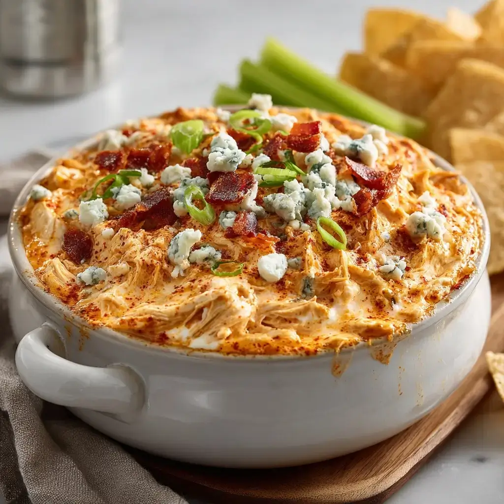 Crockpot Buffalo Chicken Dip