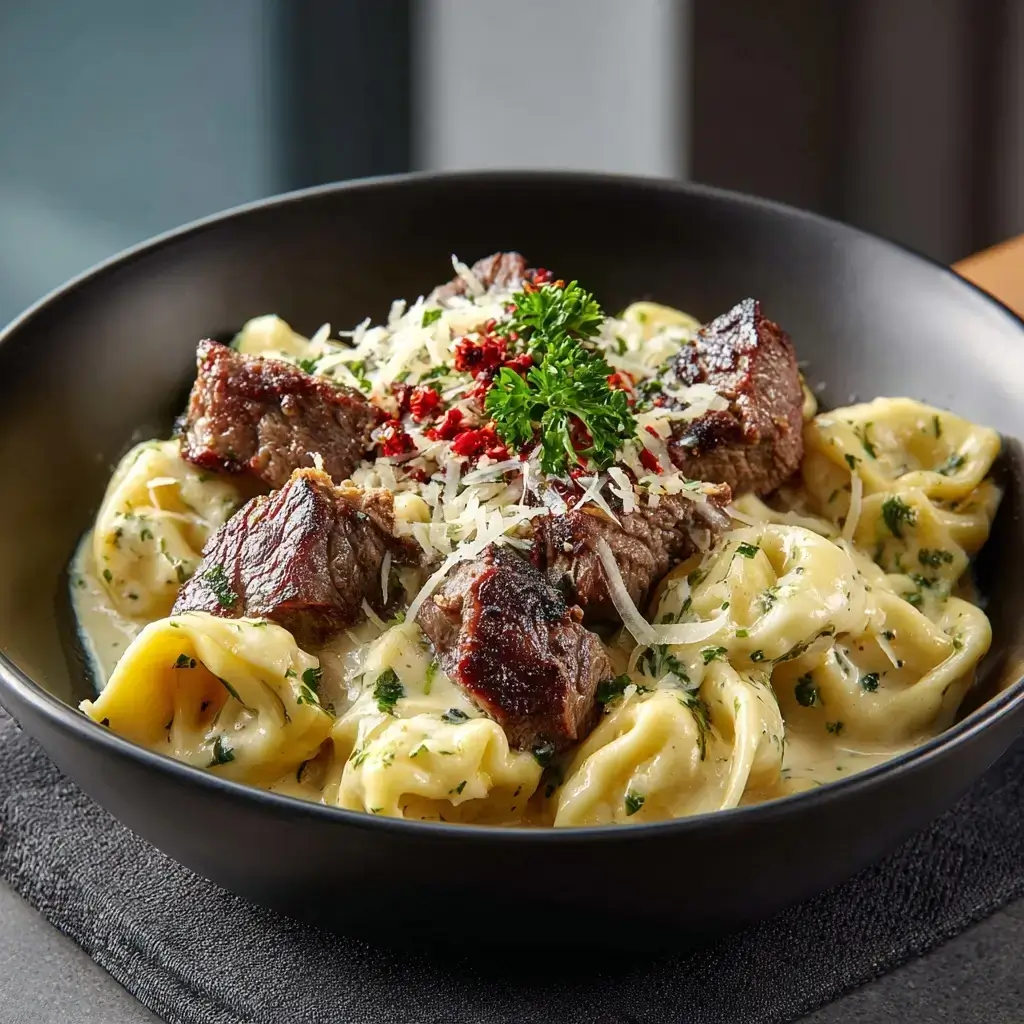 Garlic Steak Tortellini