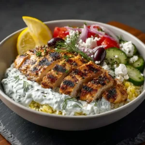 Greek Chicken Bowls