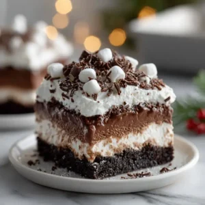 Hot Chocolate Lasagna