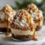 No Bake Gingerbread Cheesecake Cups
