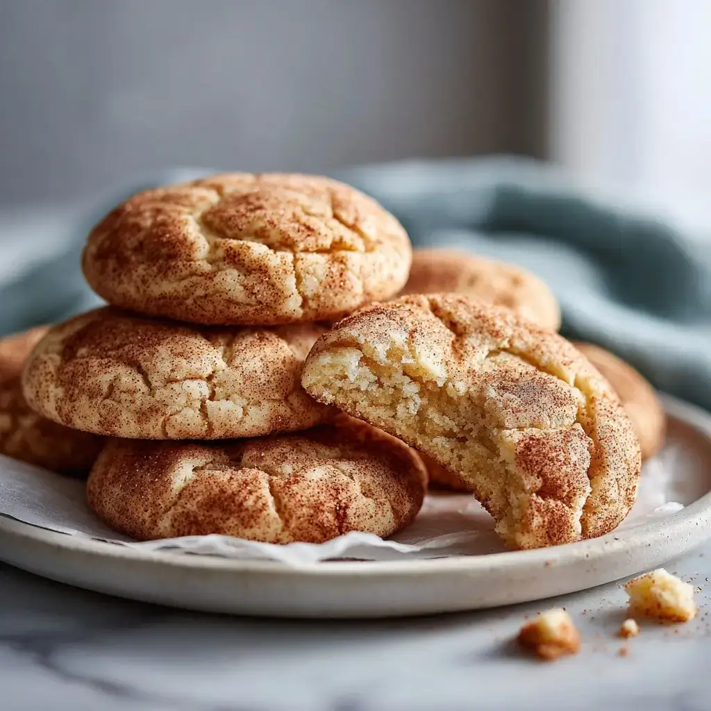 Perfectly Soft And Chewy Snickerdoodle Cookies