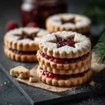 Raspberry Linzer Cookies