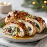 Spinach & Cranberry Stuffed Chicken Breasts