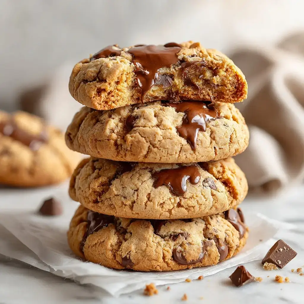 Ultra Thick Bakery Style Chocolate Chip Cookies