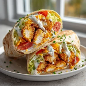 Crispy Chicken Ranch Wrap