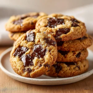 Crispy And Chewy Chocolate Chip Cookies