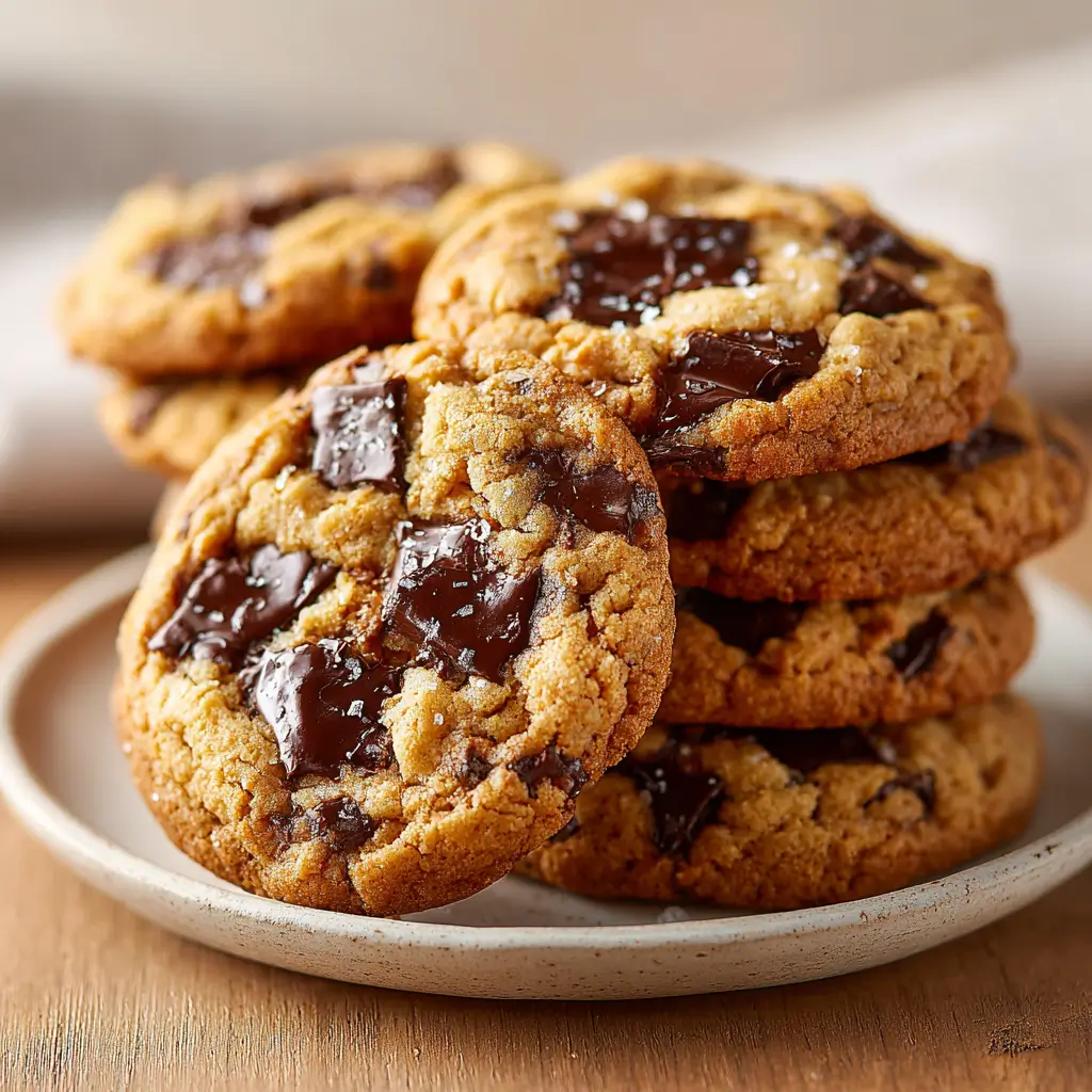 Crispy And Chewy Chocolate Chip Cookies