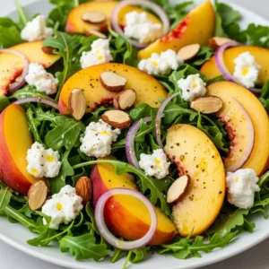 Peach Arugula Salad (1) (1)
