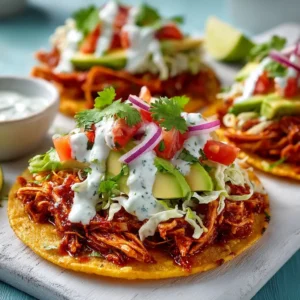 Bbq Chicken Tostadas