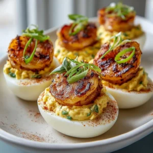 Cajun Shrimp Deviled Eggs