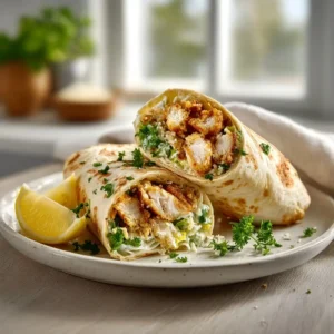 Crispy Chicken Caesar Wrap