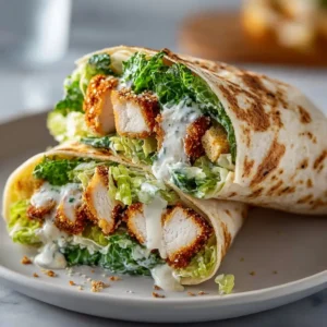 Crispy Chicken Caesar Wrap
