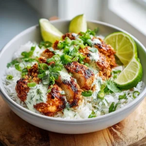 Easy Coconut Chicken Rice Bowl Recipe