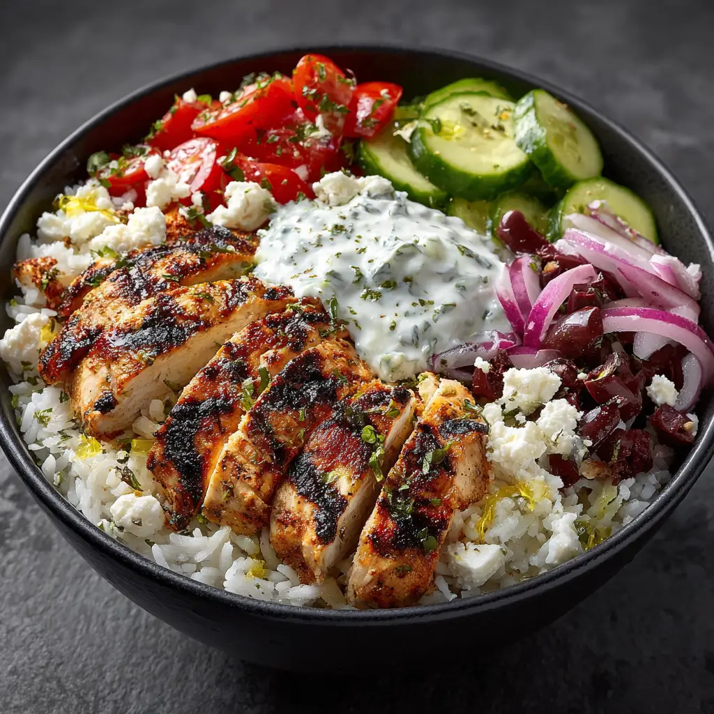 Greek Chicken Bowls