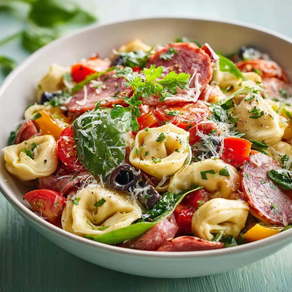 Italian Tortellini Pasta Salad