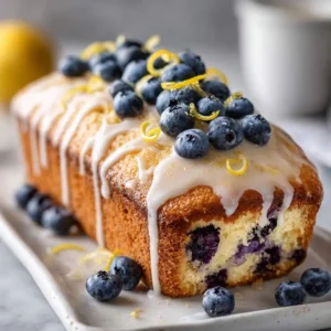 Lemon Blueberry Sheet Cake
