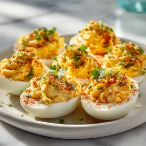 Mexican Street Corn Deviled Eggs