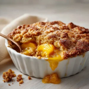 Peach Cobbler Dump Cake