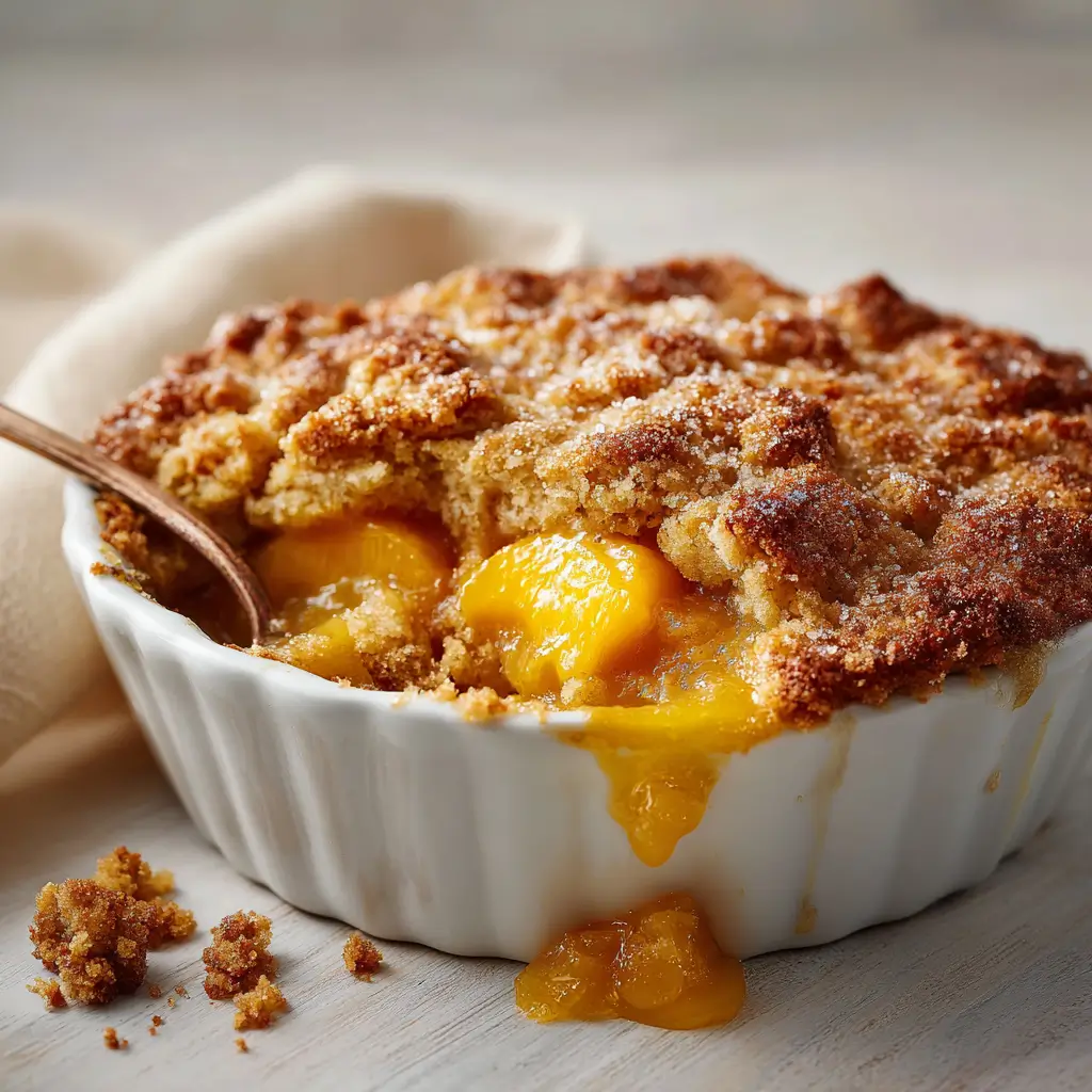 Peach Cobbler Dump Cake