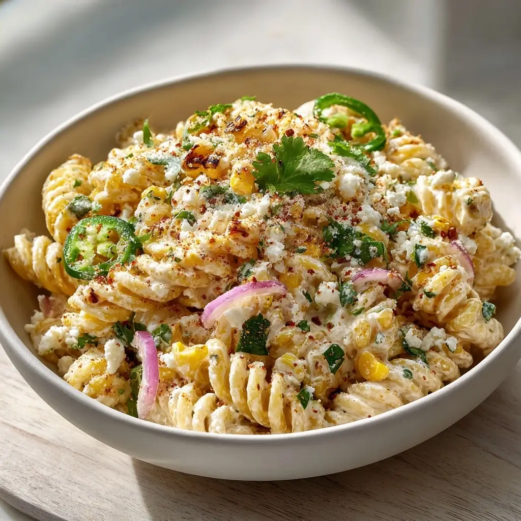 The Best Street Corn Pasta Salad